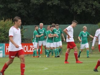 PSV Neumünster Jubel gegen Kropp