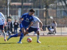 Martin Fedai half dem Niendorfer TSV mit seinem Treffer beim Sieg in Sasel. (Foto: Lobeca/Homburg)