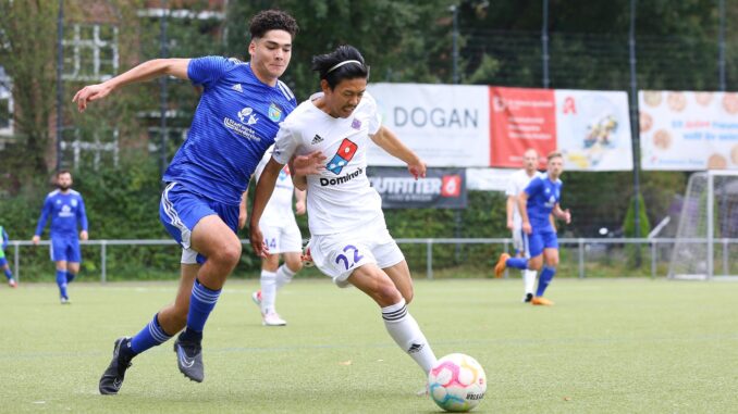 Allan Muto (in weiß) wechselt vom HEBC zum USC Paloma. (Foto: Lobeca/Rohlfs)