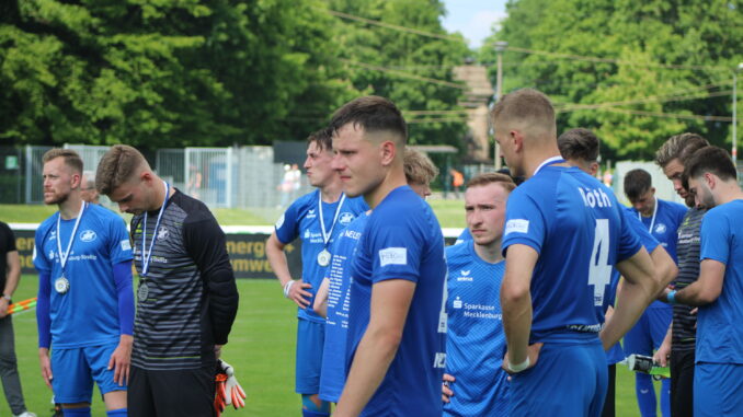 Enttäuschung bei der TSG Neustrelitz. (Foto: Anne Böhm/TSG Neustrelitz)