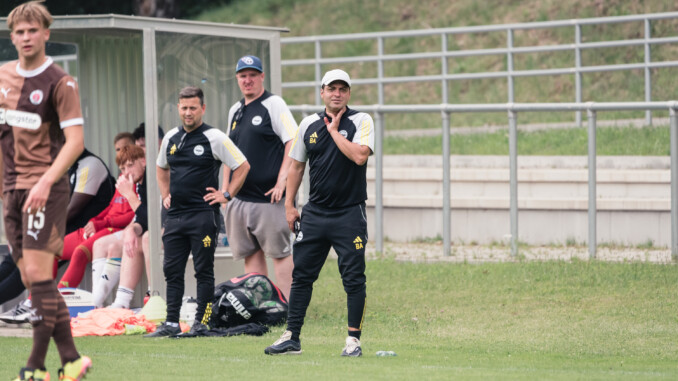 Berkan Algan und der ETSV haben HT16 und die zweite Runde im Blick. (Foto: Lobeca/Seidel)