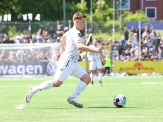 Für Jean-Lucas Gerken und den TSV Sasel wartet in der 4. Runde ein echtes Brett: der ETSV ist zu Gast. (Archivfoto: Lobeca/Rohlfs)