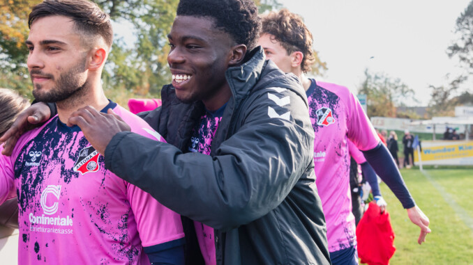 Ein Tor, eine Vorlage: Ezra Ampofo war entscheidend am Altonaer Sieg zum Jahresabschluss beteiligt. (Foto: Lobeca/Seidel)