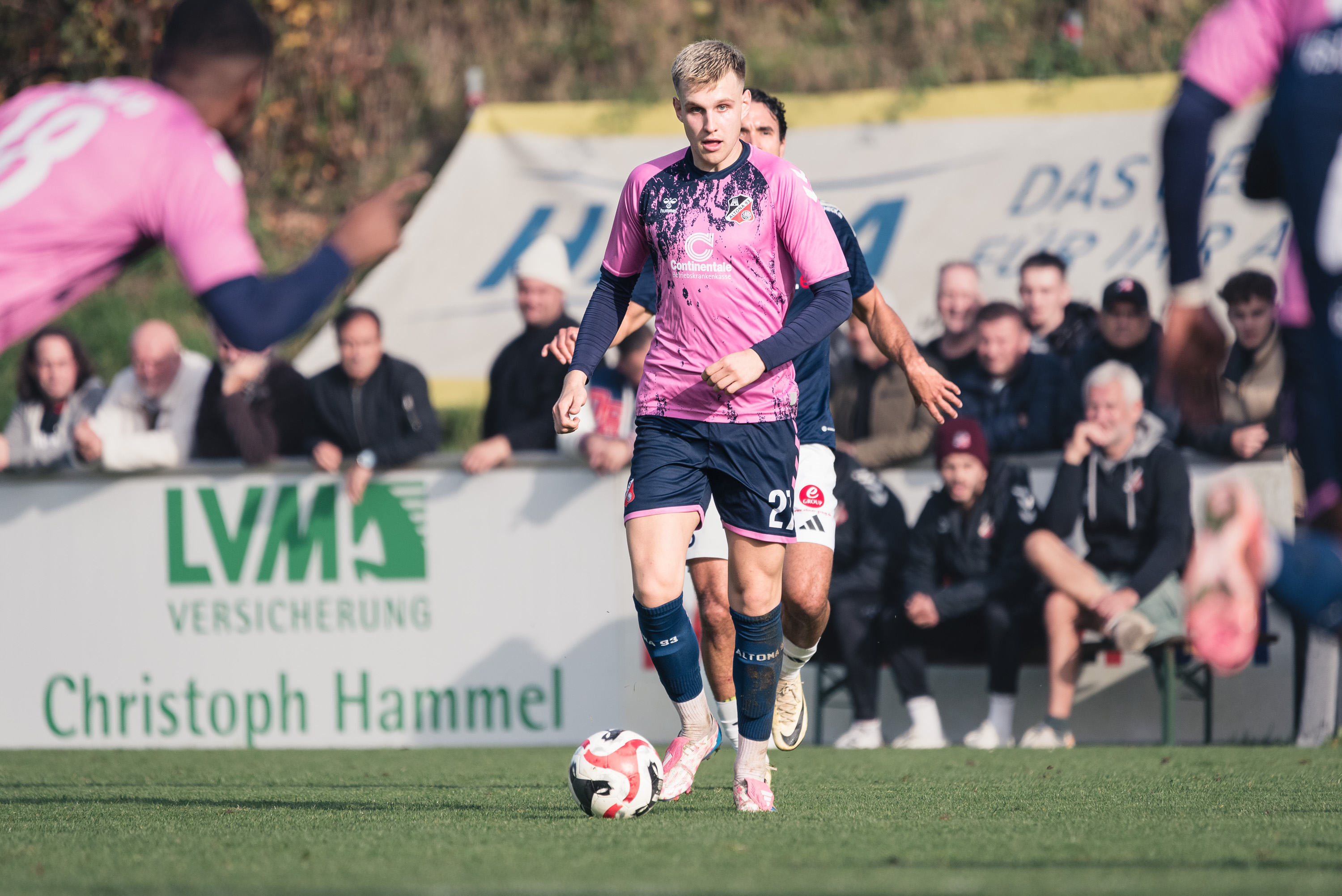 Mit zwei Treffern brachte Gianluca Przondziono den AFC auf die Siegerstraße. (Archivfoto: Lobeca/Seidel)